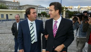 Carlos Negreira co l&iacute;der do PPdeG, Alberto N&uacute;&ntilde;ez Feijoo