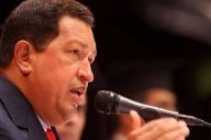 O presidente venezuelano Hugo Ch&aacute;vez