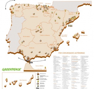 Mapa de puntos negros: ENCE convirte a ría pontevedresa nun dos principais focos de contaminación do Estado