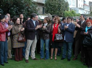 Aymerich e Táboas, na presentación de Máis BNG