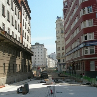 Obras na Praza de Espa&ntilde;a de Ferrol / Moncho Veloso