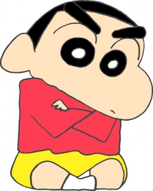 Shin Chan enfadado