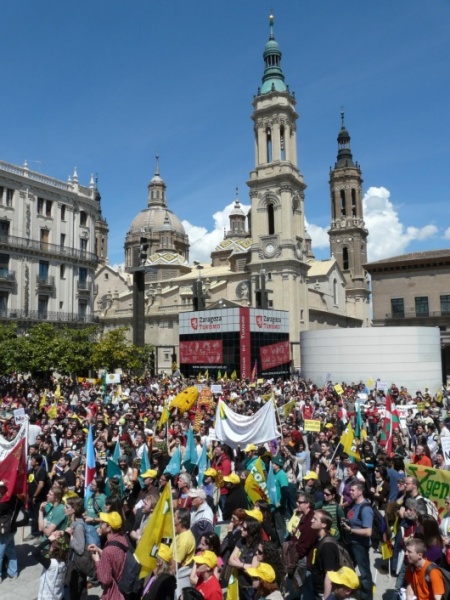 Marcha contra os transxénicos